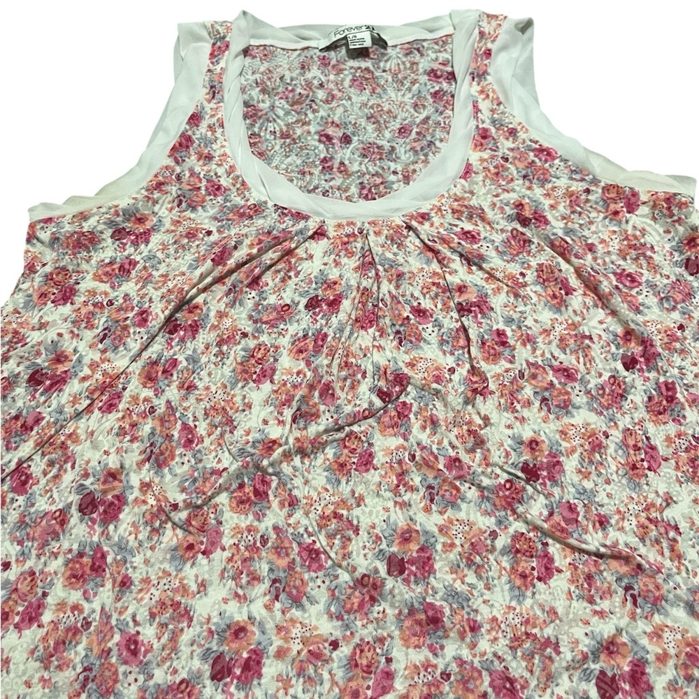 Forever 21 Womenβs Floral Tank Top